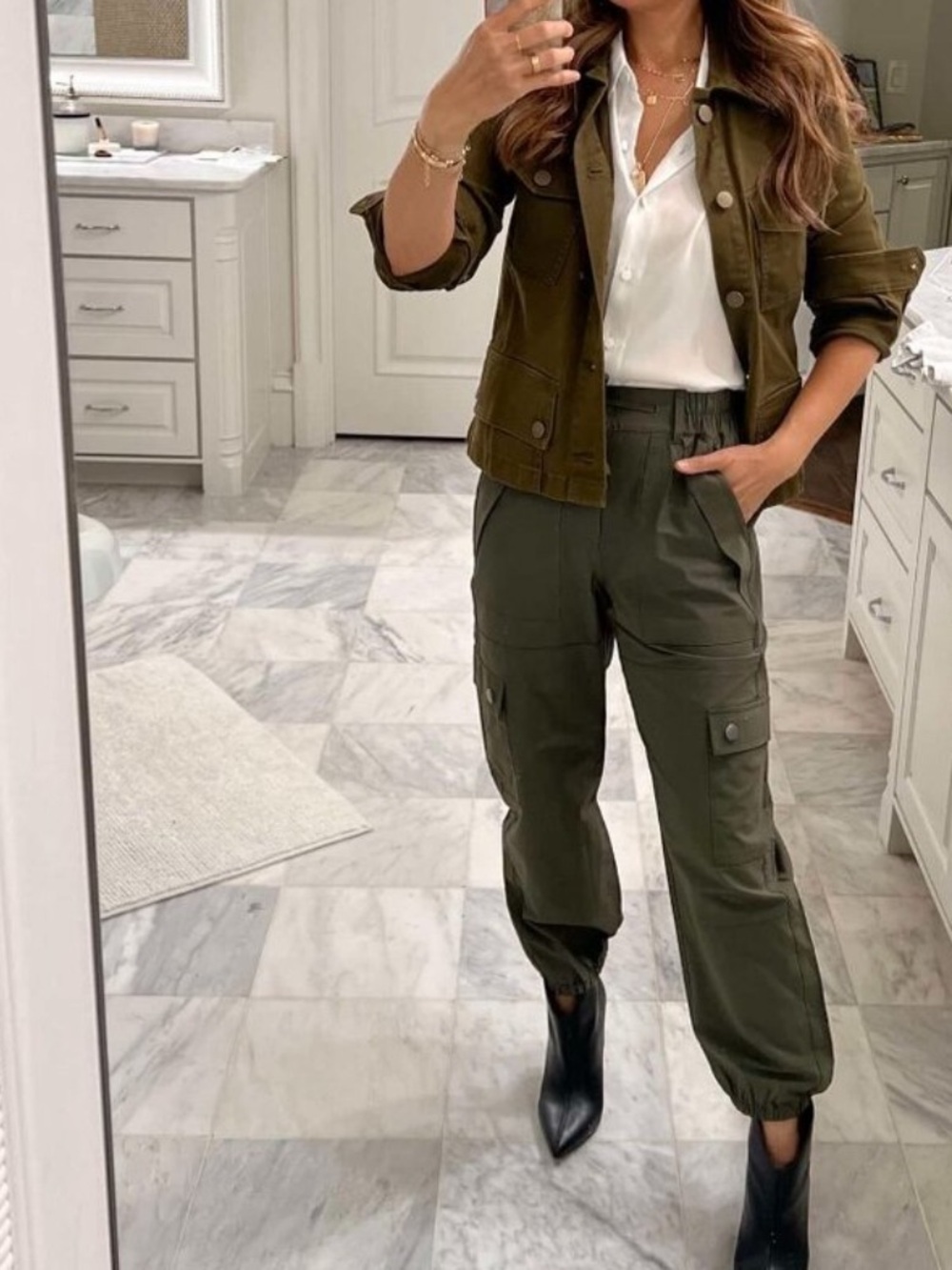 Cabi 4511 Quantum Olive Green‎ Cargo Joggers